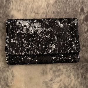 BCBGMaxAzria Sequin Clutch